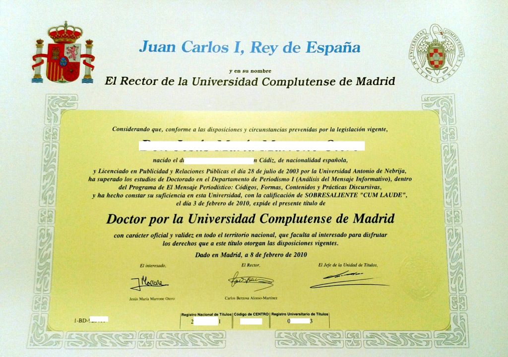 DONDE COMPRAR UN TITULO FALSO UNIVERSITARIO EN ESPAÑA