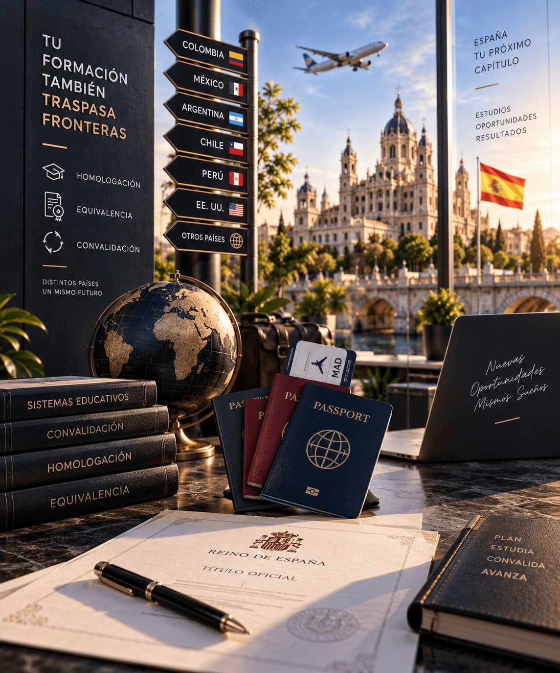Homologación, equivalencia y convalidación de estudios extranjeros en España